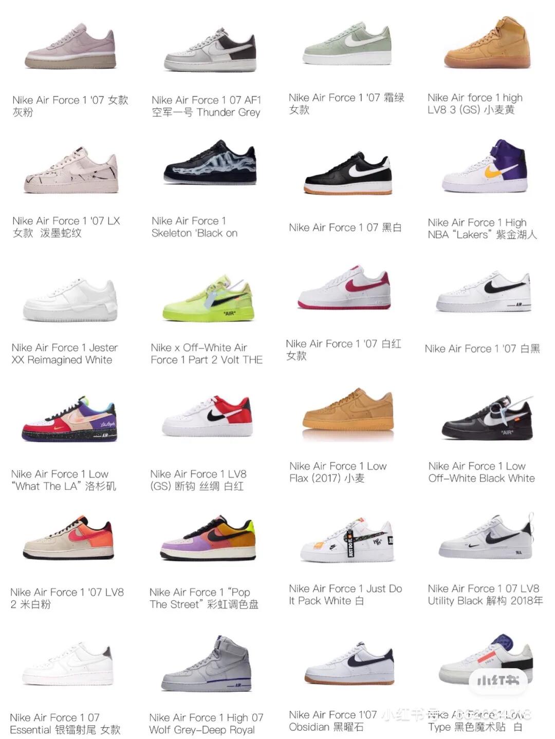 nikeaf1空军一号top榜5,nikeaf1空军一号变色蓝