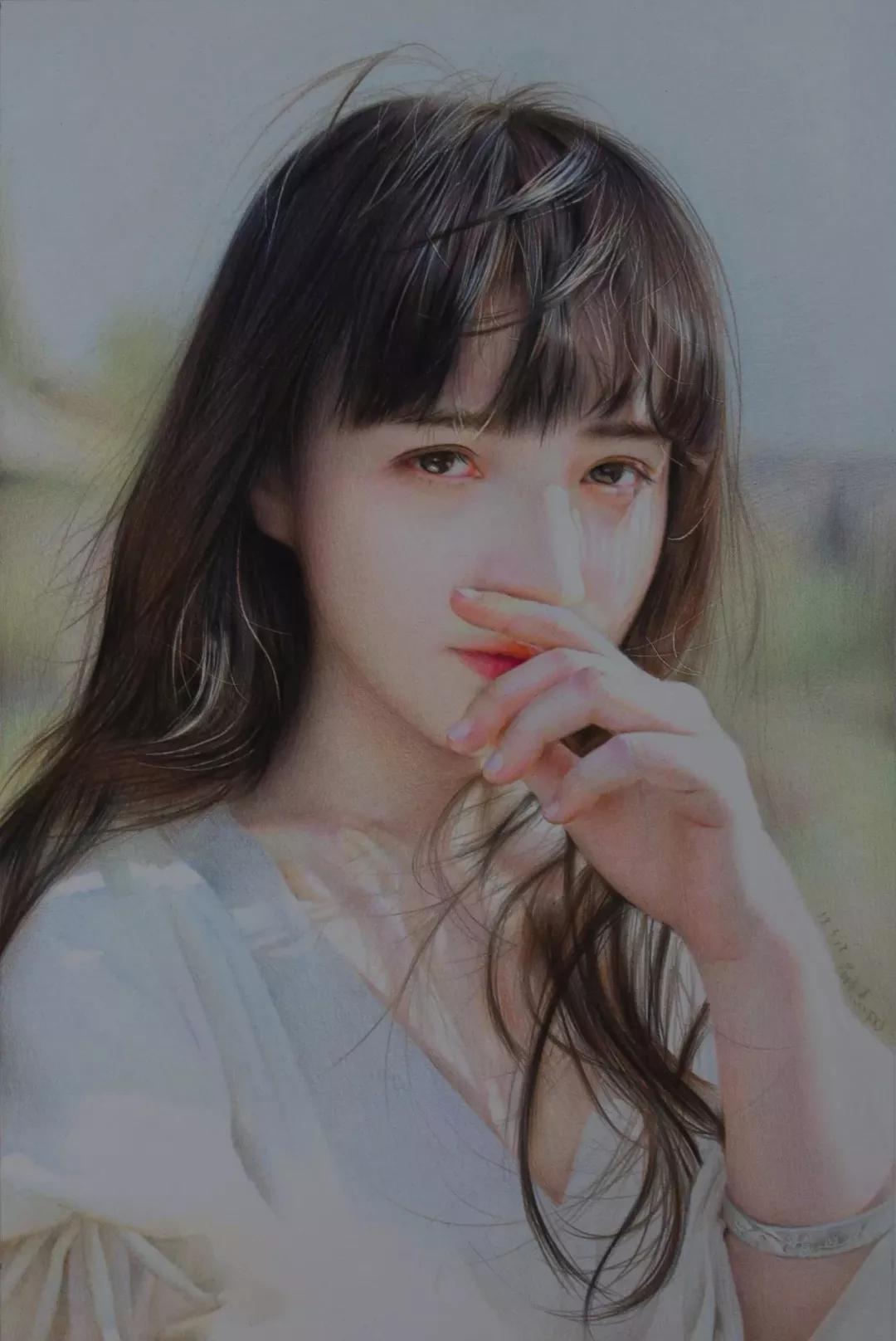 彩铅人物女孩教程视频,用彩铅画动漫人物天使恶魔