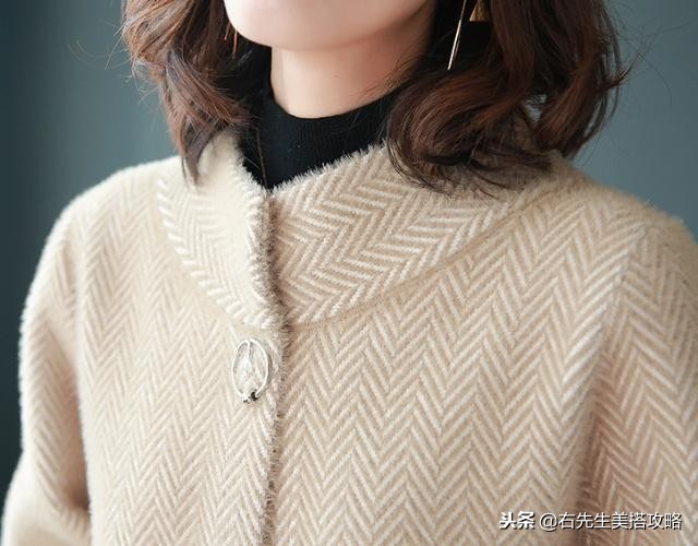 仿貂绒皮毛一体妈妈皮草,皮草仿貂绒穿搭