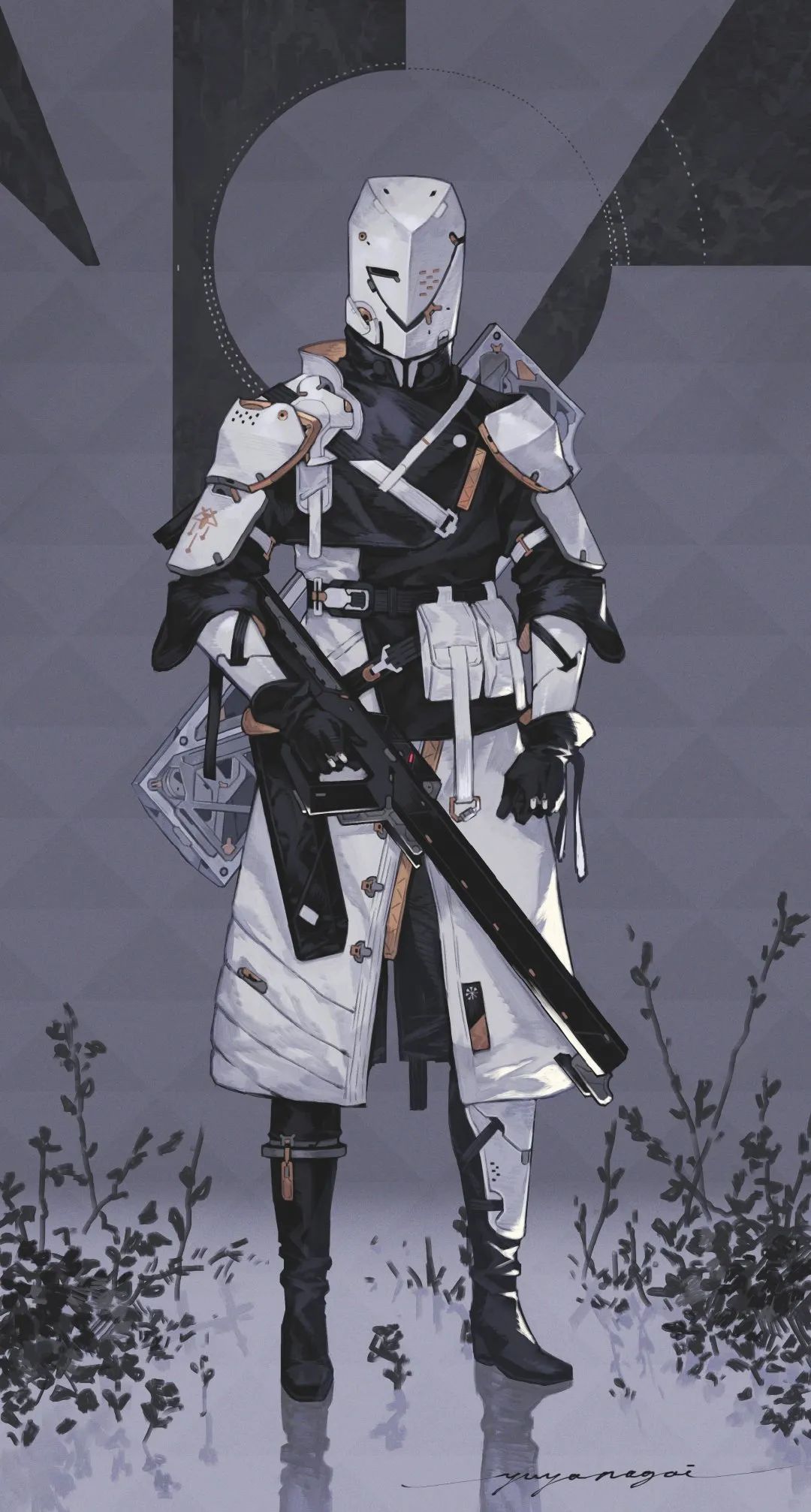 「绘画参考」​​​尼尔机械纪元画师永井悠也笔下游戏角色作品