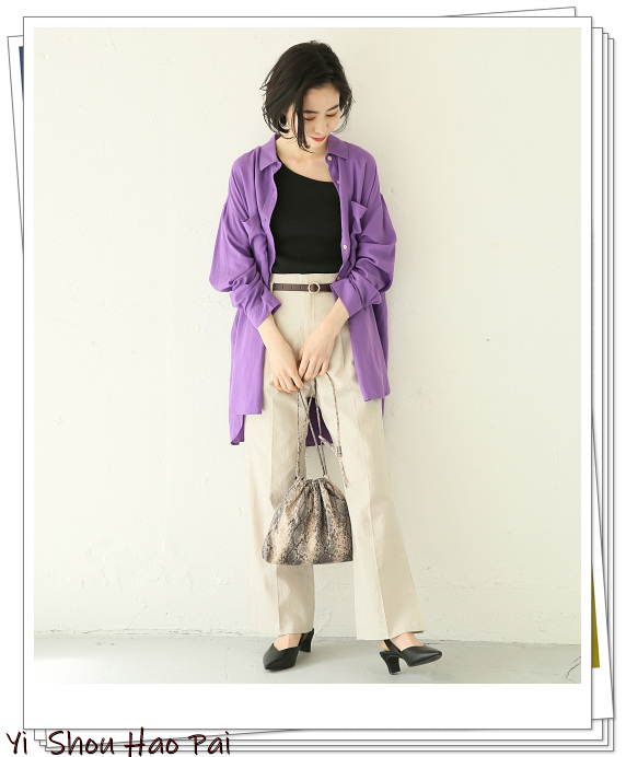 亚麻裤搭配什么上衣好看,亚麻上衣搭配格子裤秋季