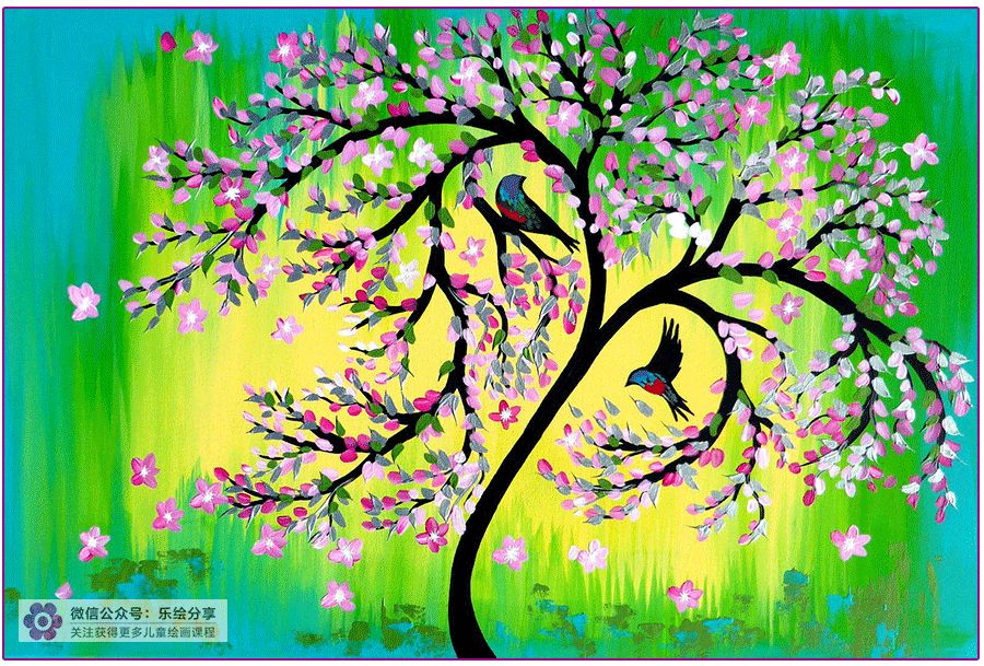 儿童油画作品简单水粉,儿童水溶性油画创意画作品