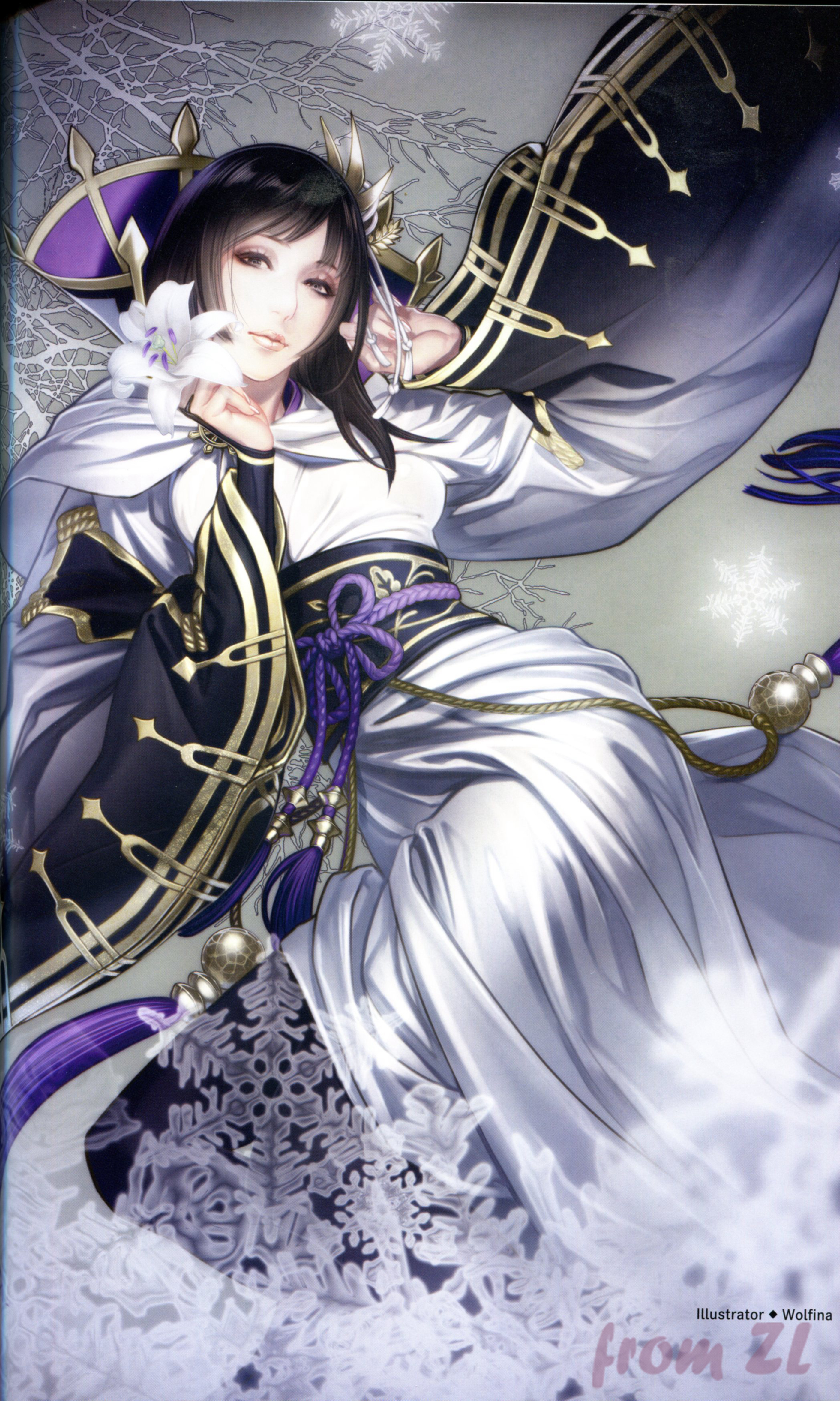 战国无双4设定角色原画集，神无双极意55名武将CG插画壁纸欣赏