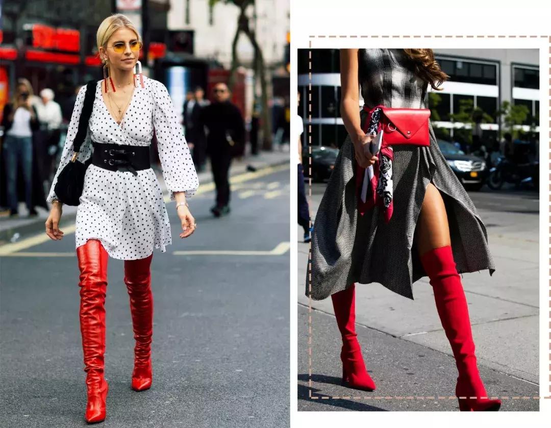 英伦袜靴穿搭裙子,袜靴穿搭新款