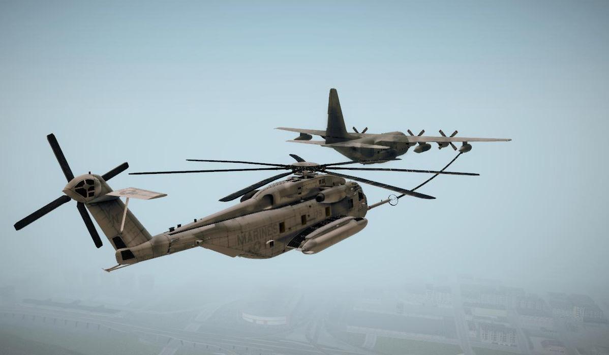 直升机空中加油全过程难度太大了,中国产的直升机可以空中加油吗