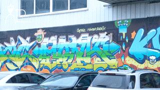 宫崎骏涂鸦墙青岛,青岛宫崎骏漫画网红墙