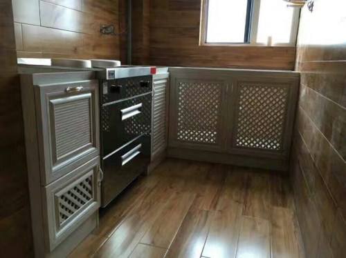 厨房铝合金瓷砖橱柜,铝合金厨房橱柜