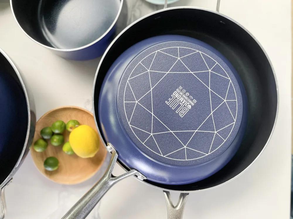 比利时蓝钻不粘锅,比利时蓝钻平底锅