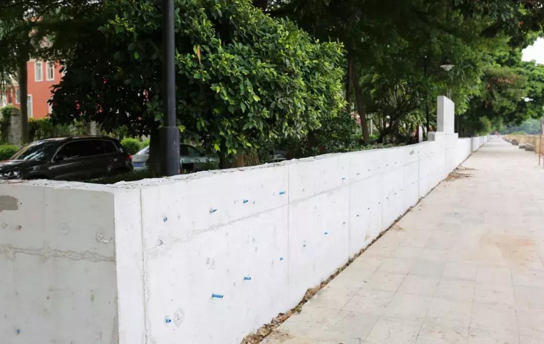 麻涌景观河,一河两岸景观拦河坝