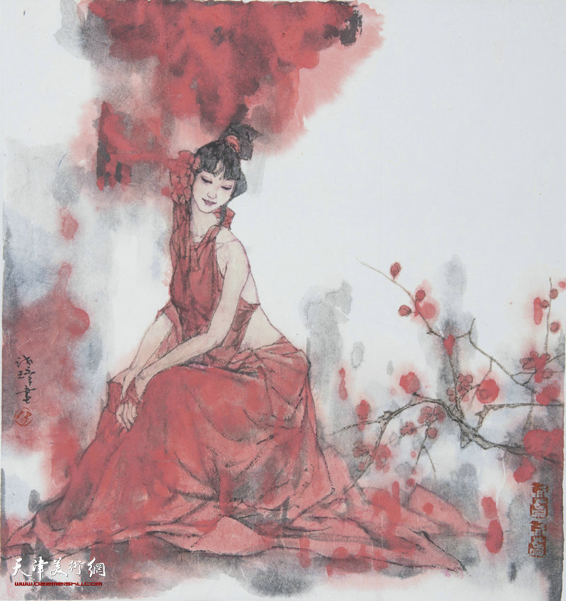 第五届中国当代工笔画大展,工笔人物画展