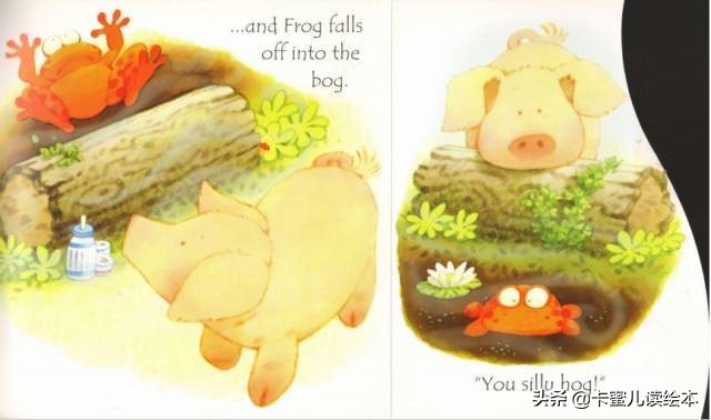关于动物的英文小绘本故事大全,兔子和青蛙英文绘本
