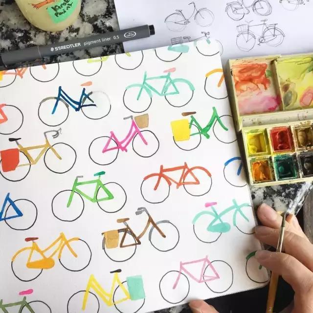 手残党零基础画,纹理画教程初学者