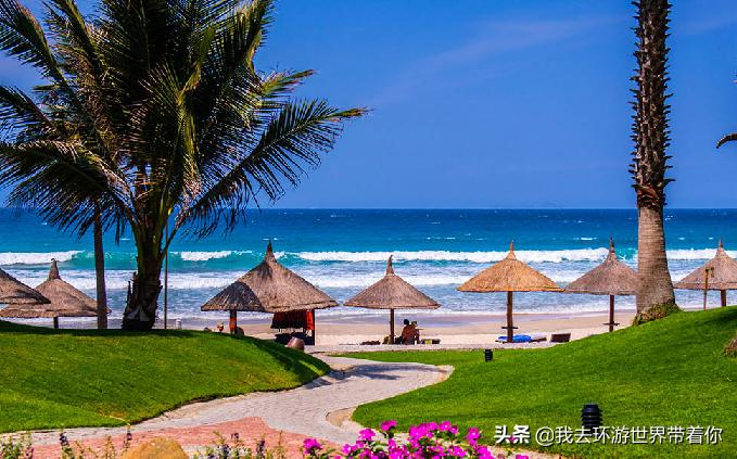 越南芽庄的蓝天白云,拥抱零下30度