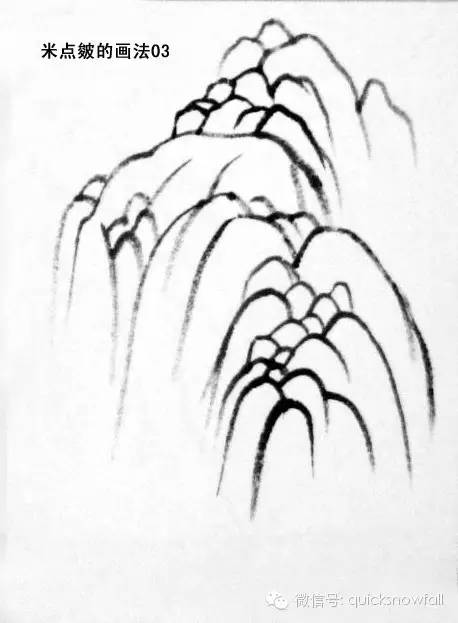 王飞飞山水画山石的画法,金学长山水画山石画法视频