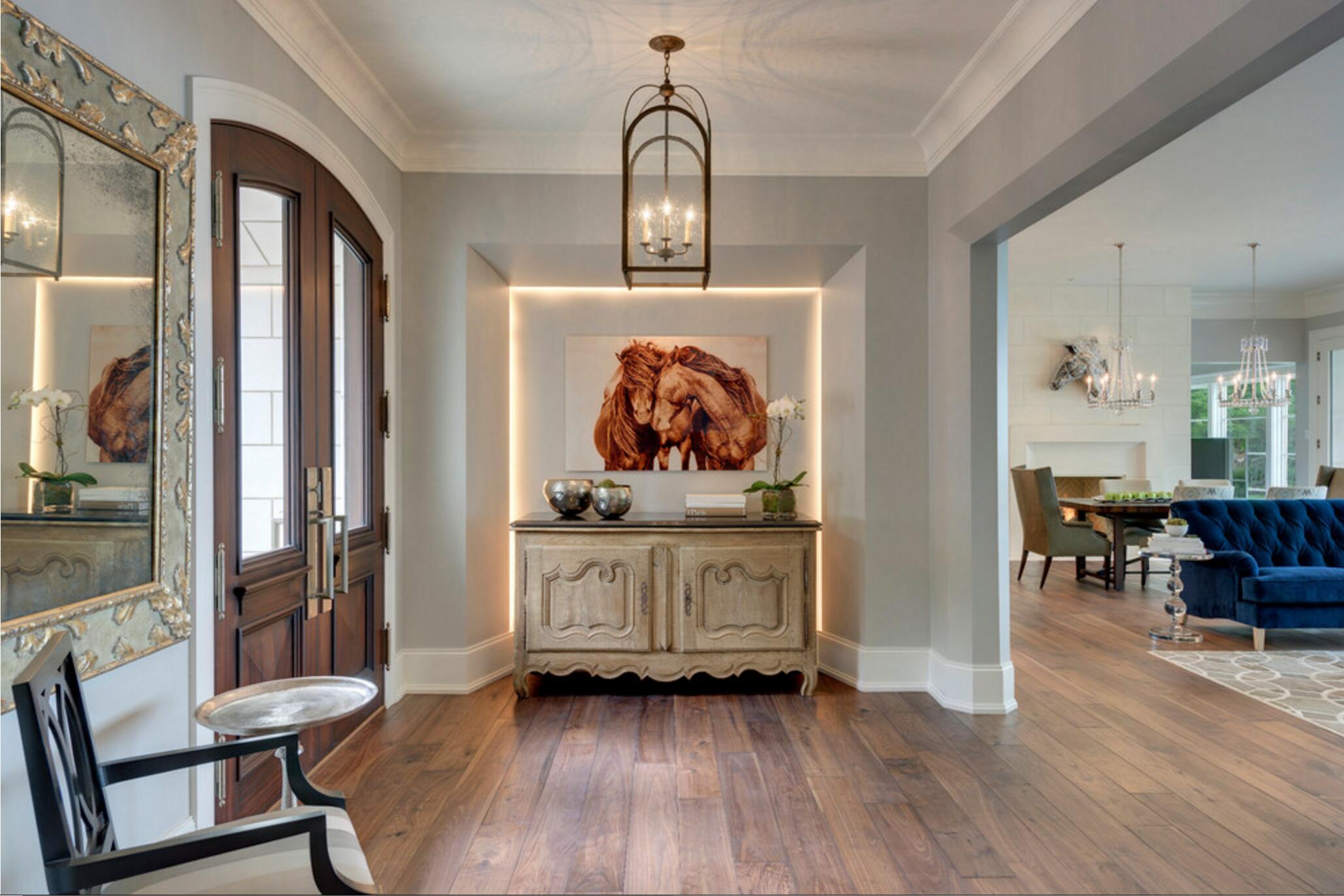 玄关电视背景墙餐厅墙一体效果图,餐厅与客厅一体墙面背景墙效果图