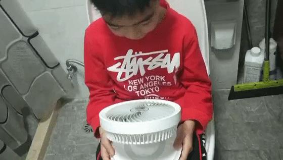 家用空气循环风立体扇,风扇家用卧室超静音空气循环扇