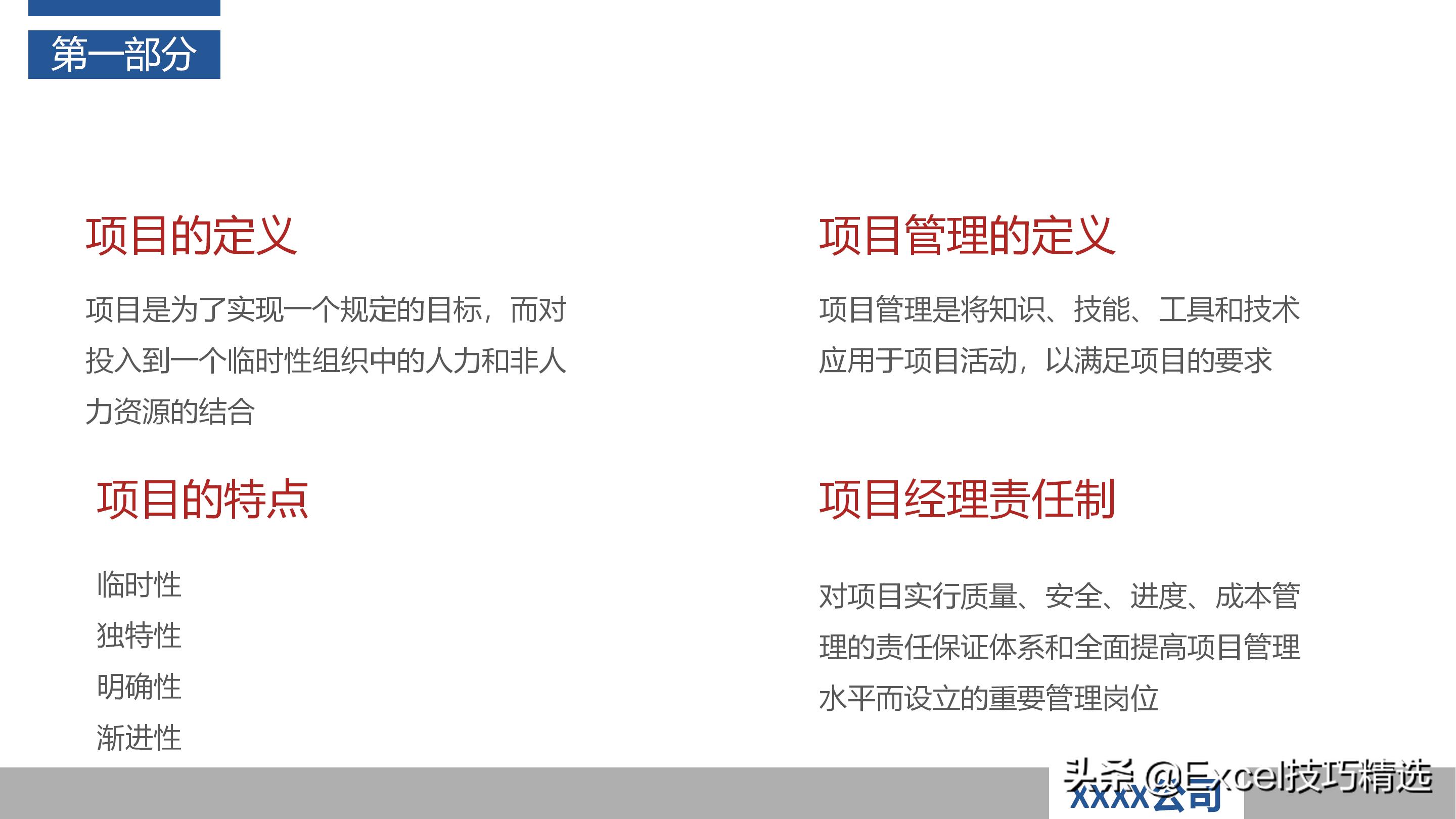 如何当好项目经理？推荐48页培训PPT，基础知识管理过程软实力