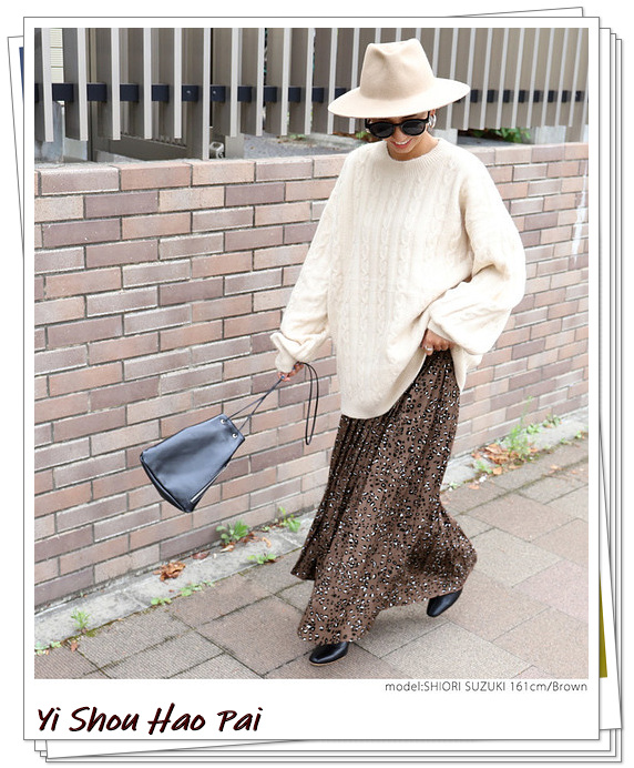 新款豹纹半身裙的搭配,豹纹半身裙穿搭春