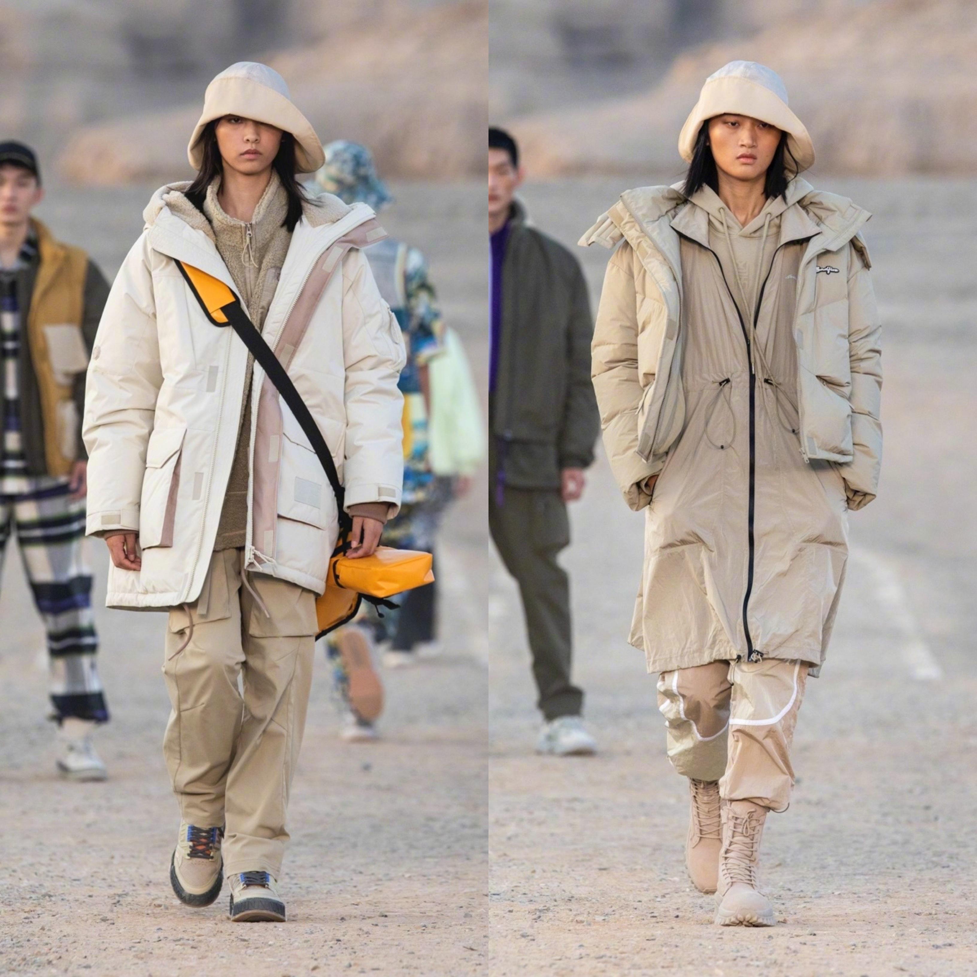 李宁首次亮相时装周,李宁展示衣服