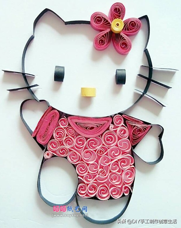 建党100周年衍纸亲子手工作品,幼儿衍纸手工作品介绍