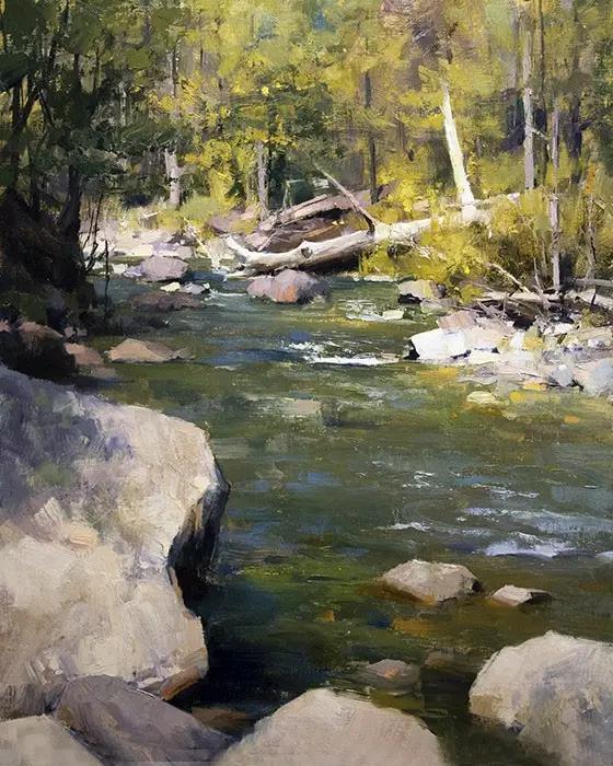 俄罗斯画家的油画艺术美到极致,中俄风景油画作品