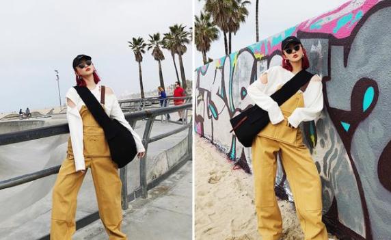 背带裤穿搭法则，这么穿很减龄