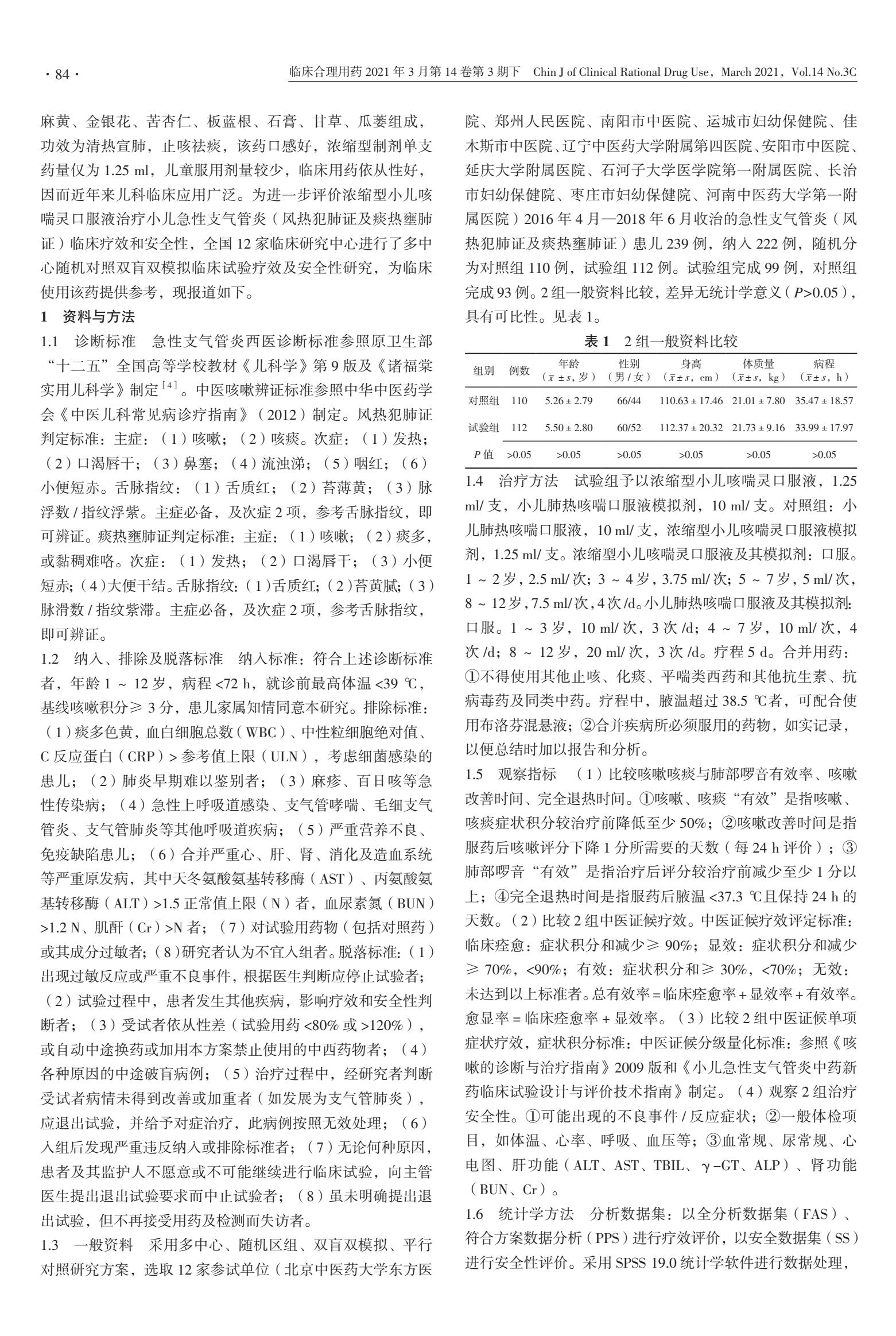 小儿咳喘灵口服液浓缩型1.25毫升,支气管炎吃小儿咳喘灵可以吗