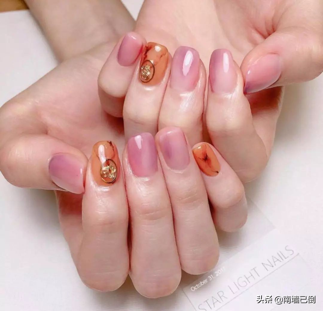 手黑手胖手粗适合什么样的美甲,手指胖粗做指甲好看么