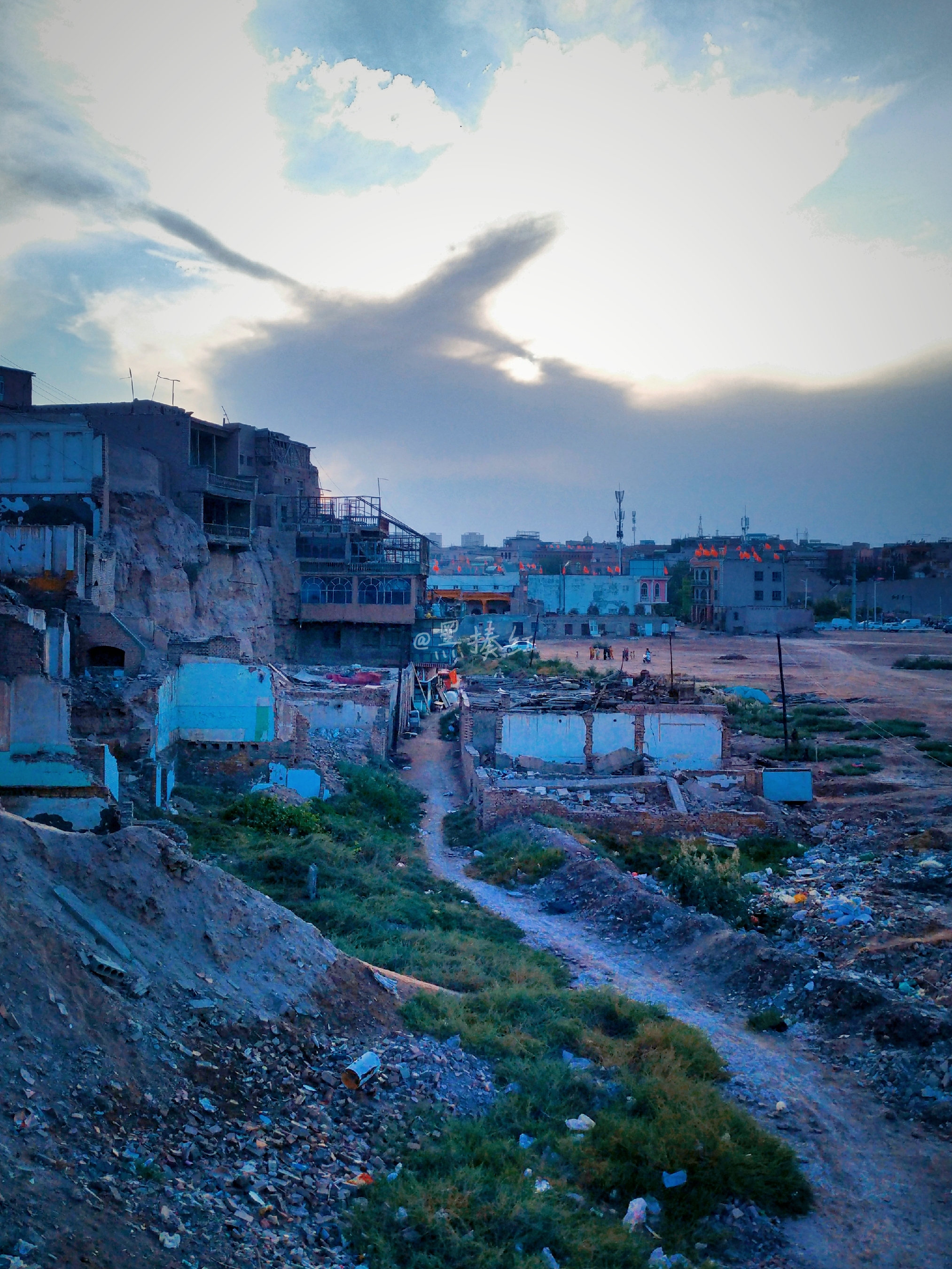 喀什古城废弃房屋,喀什废墟古城