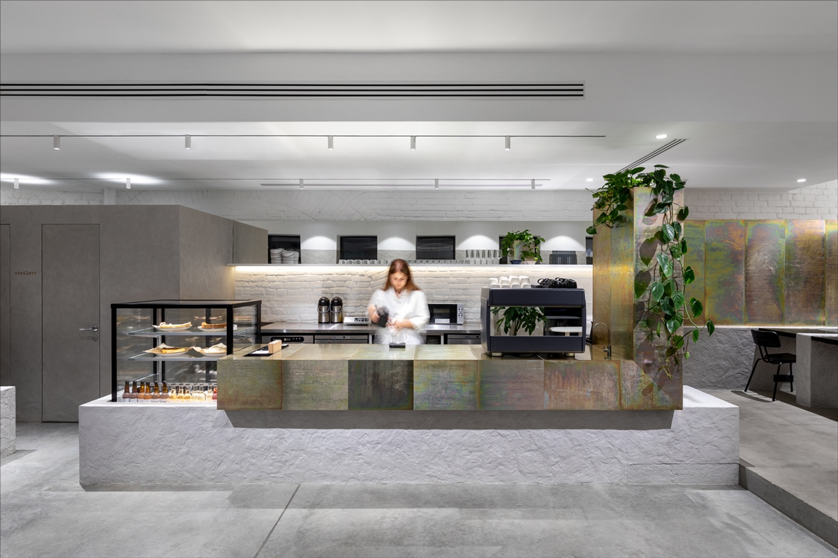 长型咖啡厅设计,弧形咖啡厅设计案例