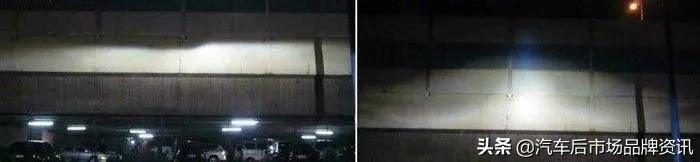 氙气灯6000k黑夜效果,氙气灯泡真实测评