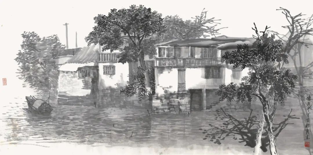 充满诗情画意的山水田园风光,慢慢体味令人陶醉的田园山水韵味