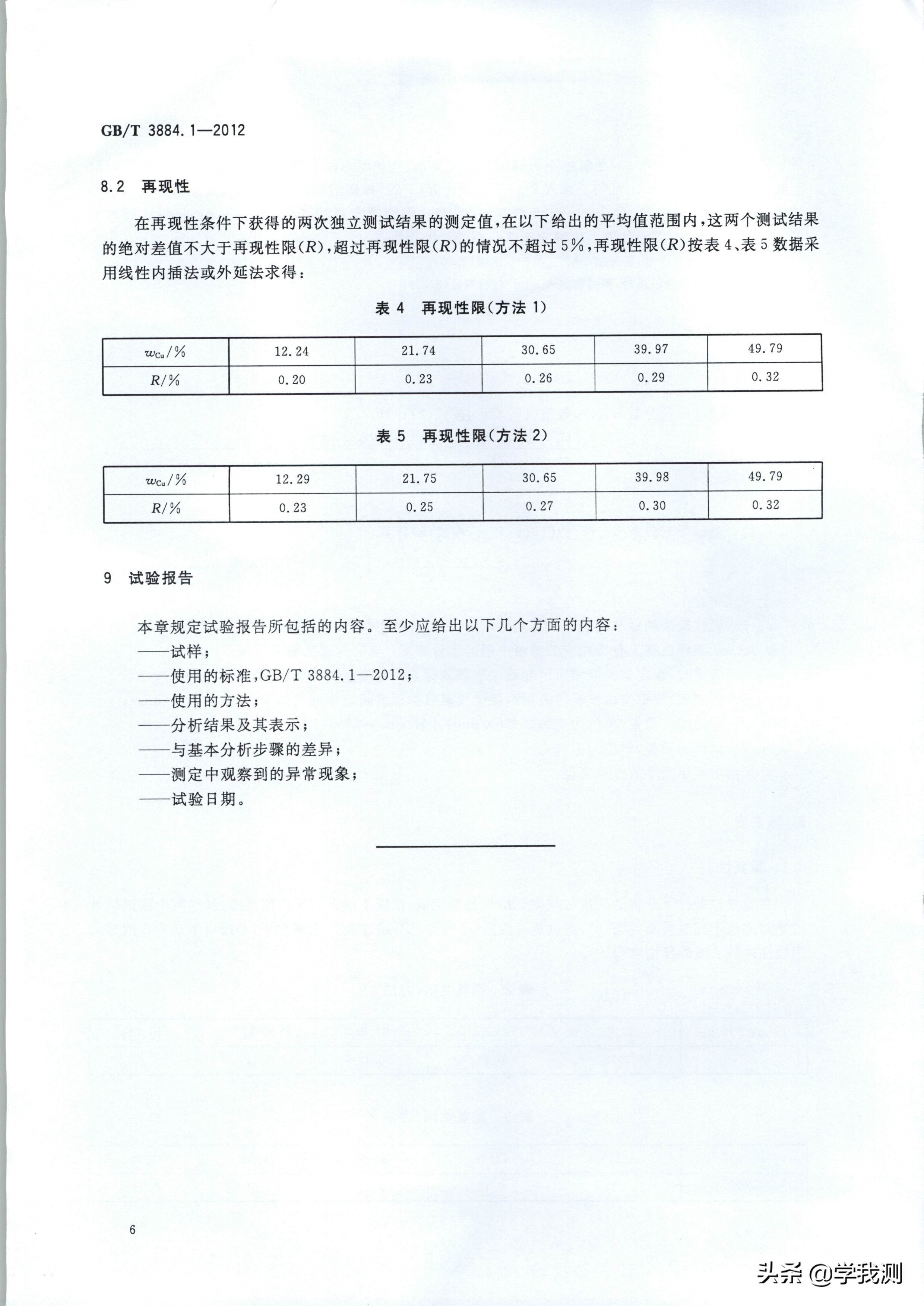 铜盐和铜精矿测定方法的比较,铜精矿中铜含量的测定方法要求
