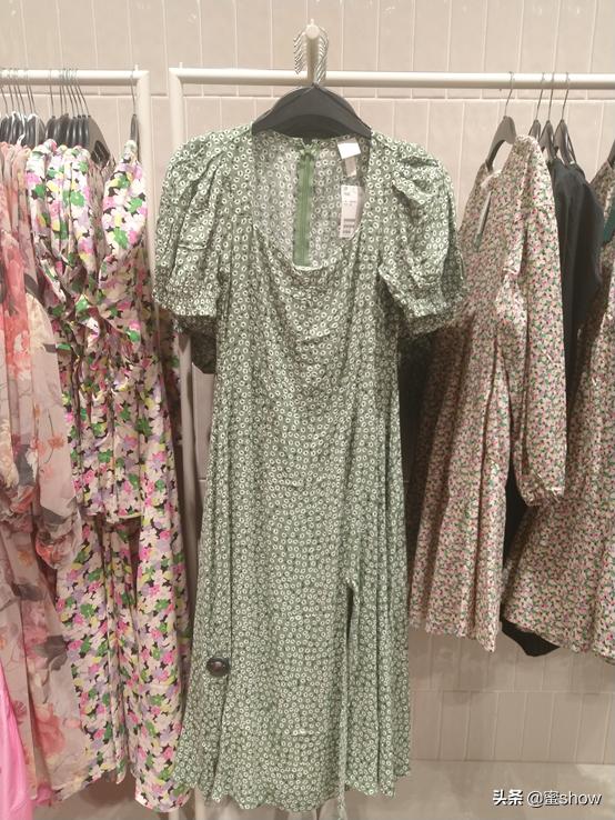 hm裙子夏季,hm新品穿搭女