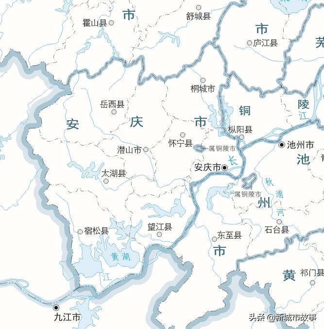 中国安庆市在哪里,安徽安庆市怀宁县行政区划