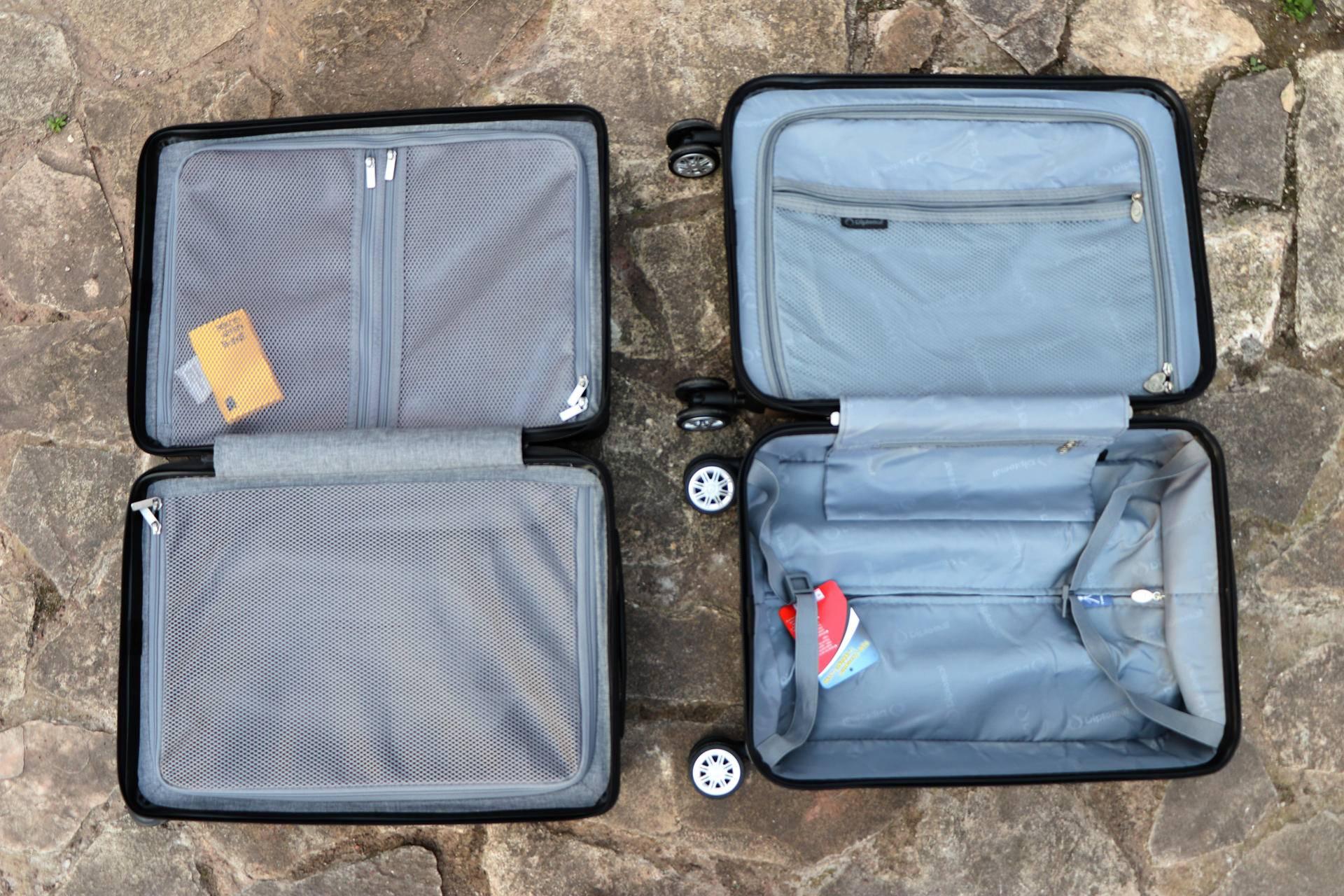 地平线8号对比外交官拉杆箱，滚轮之处见高低，颜值与实力之选！