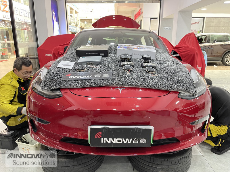 特斯拉model3音响改装青浦,东莞特斯拉model3新款音响改装