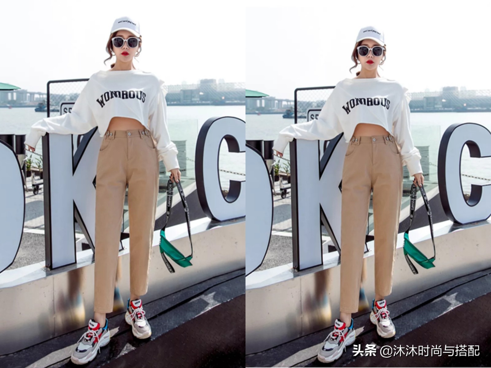 男士九分裤搭配衬衣配运动鞋,小白鞋加九分裤时髦百搭显气质