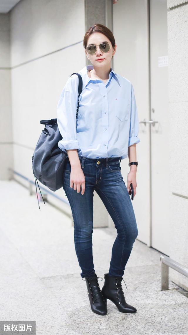 陈嘉桦同款牛仔裤,陈嘉桦私服穿搭低调不张扬