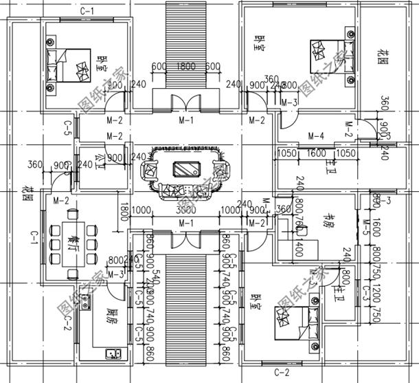 农村一层自建房简易户型推荐,农村一层简易小户型自建房户型图