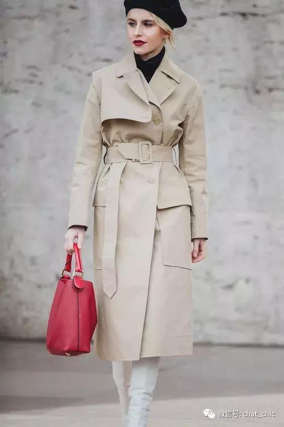 风衣腰带系法让你穿风衣更加帅气,拉高腰线的腰带