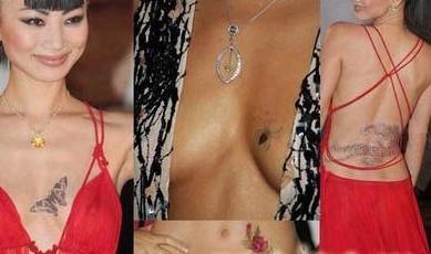 女明星纹身大盘点,女明星的纹身大盘点