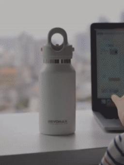 正品便携式一键开盖水杯,无需手拧保温水杯