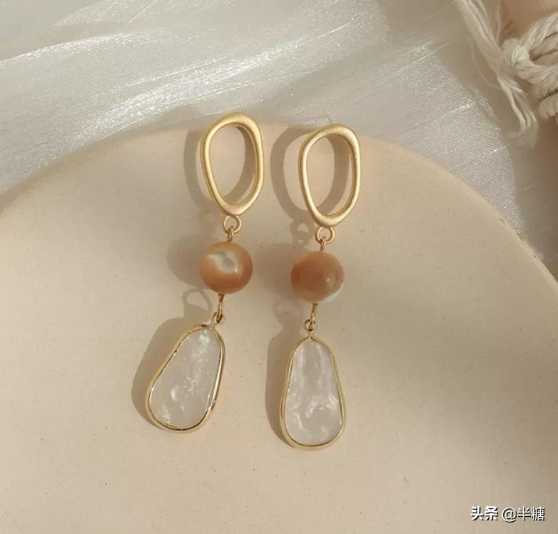 项链耳环戒指轻奢小众高级感正品,首饰小众项链耳环戒指