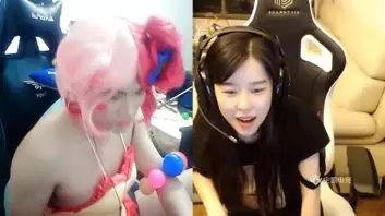 企鹅电竞新晋韩国女主播,企鹅电竞玩吃鸡的女主播