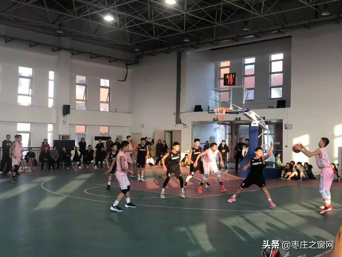 薛城舜耕中学篮球赛,青春无畏逐梦扬威趣味篮球赛