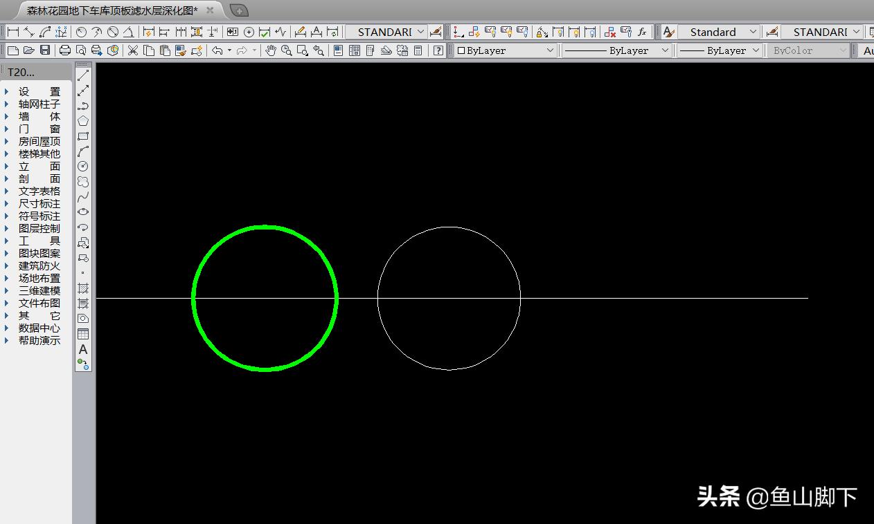 cad画圆找不到线的中心,cad画圆如何打断线