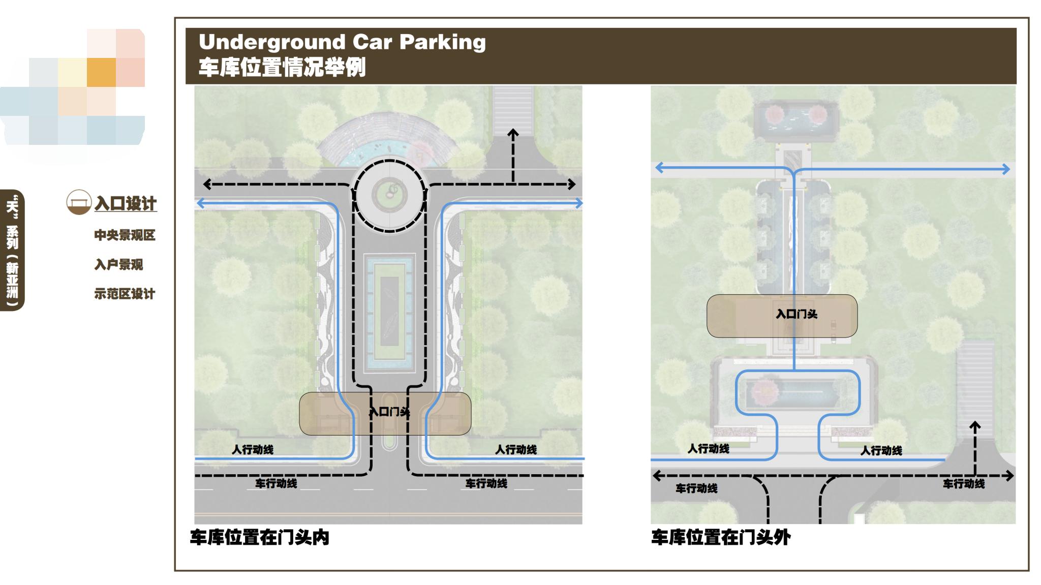 知名别墅景观设计效果图,房产景观方案