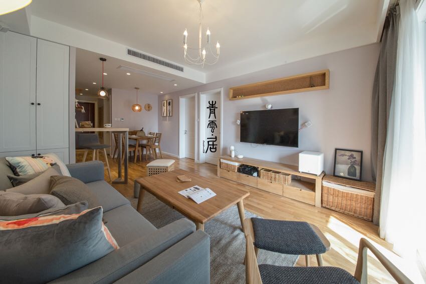 90平方中间户型现代简约轻奢风格,合肥独特的小户型设计