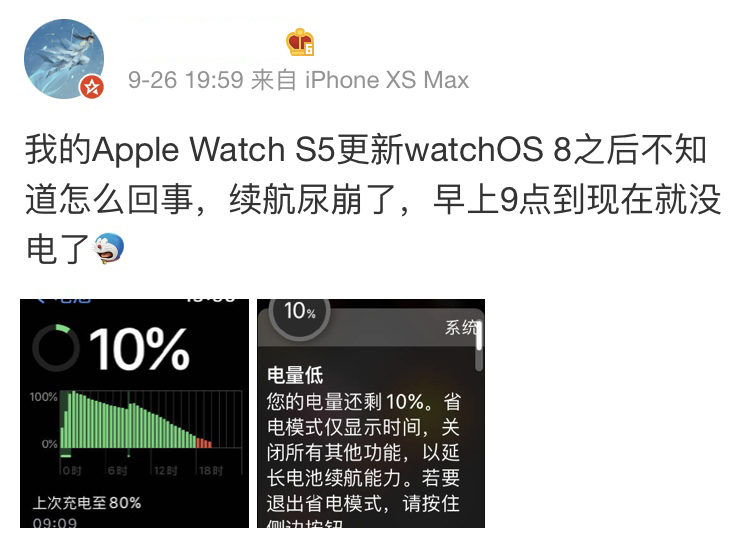 applewatch系统新版本耗电吗,applewatchos8耗电快